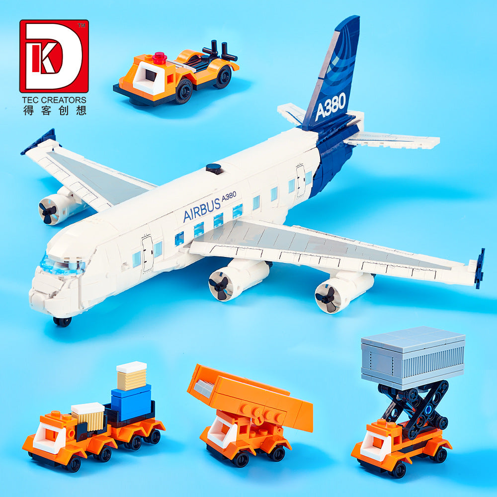 Passenger Airplane Building Block Set