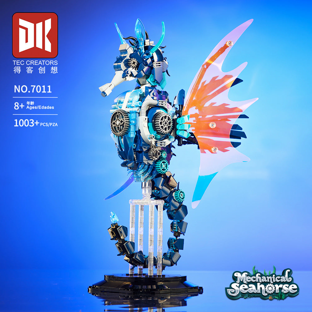 Mechanical Sea Horse Building Block Set