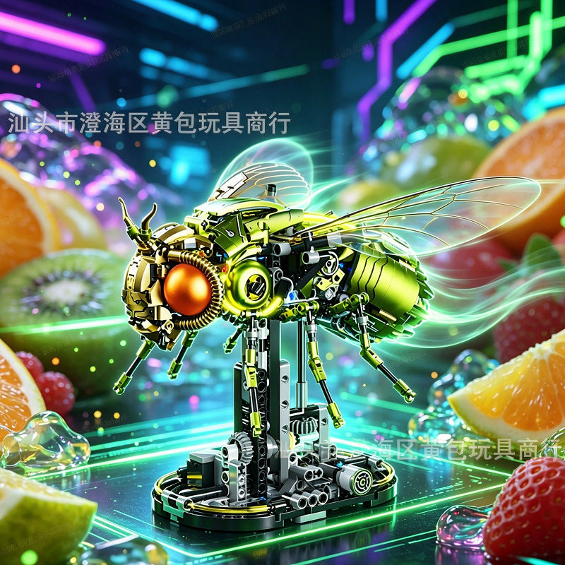 Mechanical Fruit Fly Cyber Building Block Set