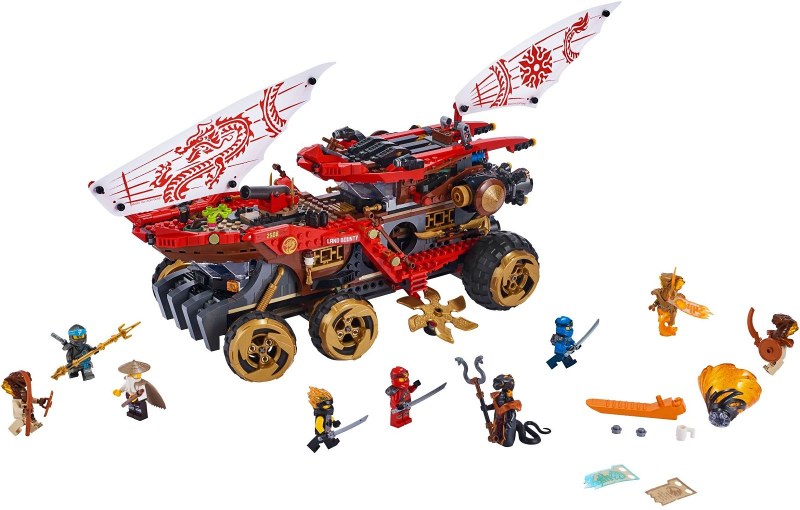 LEGO NINJAGO Land Bounty rolling fortress vehicle