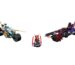 LEGO NINJAGO motorcycle with aggressive spiked wheels