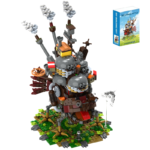 Moving castle building block set with product box